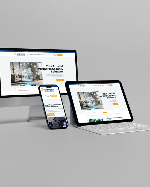 Orangem Website Design